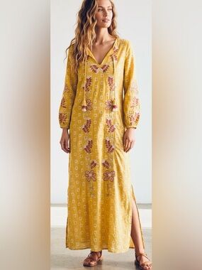 Charter Club Yellow Linen Top